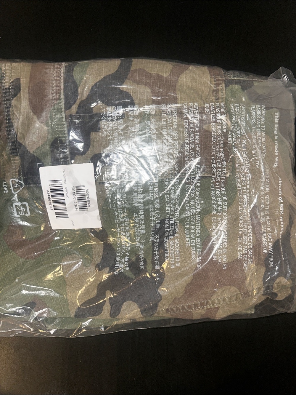 Men's GAP Camouflage Cargo pants - Camo Green 34w x 34L